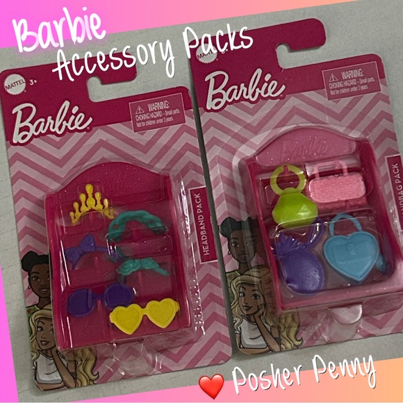 🆕 Barbie Fashion Accessory Packs - Picture 1 of 3